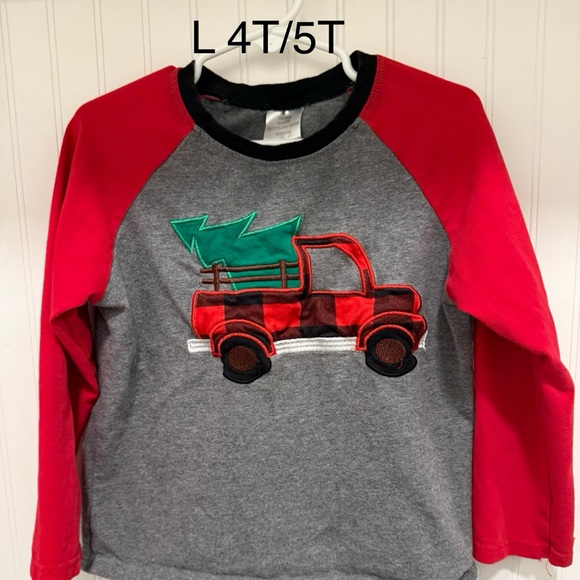 🎄🎅🏻Set of 11 Christmas Themed Toddler Boy Shirts (SIZES 4T and 5T) - Picture 3 of 12